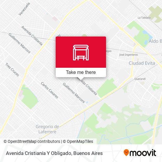 Avenida Cristianía Y Obligado map