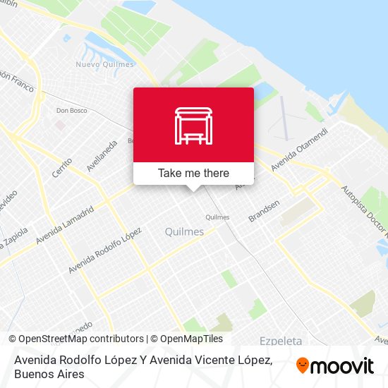 Avenida Rodolfo López Y Avenida Vicente López map