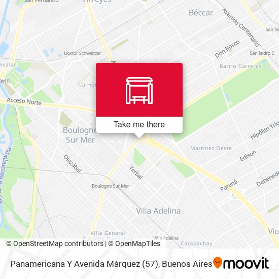 Panamericana Y Avenida Márquez (57) map