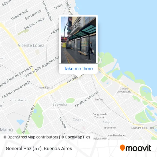 General Paz (57) map