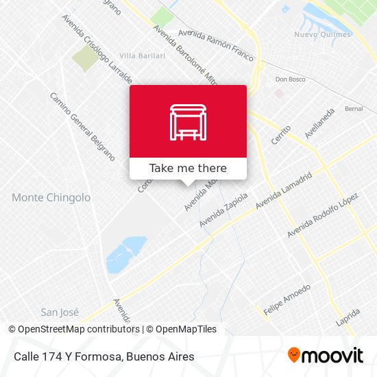 Mapa de Calle 174 Y Formosa