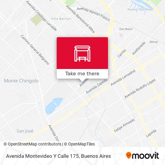 Avenida Montevideo Y Calle 175 map