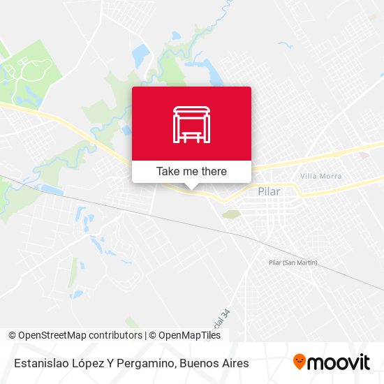Estanislao López Y Pergamino map