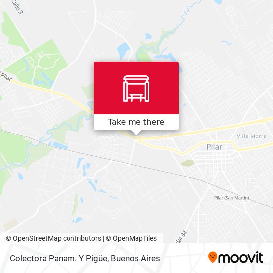 Colectora Panam. Y Pigüe map