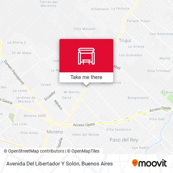 Avenida Del Libertador Y Solón map