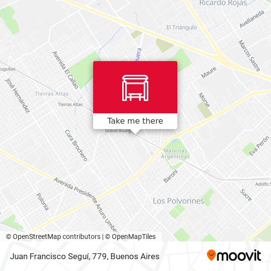 Juan Francisco Seguí, 779 map