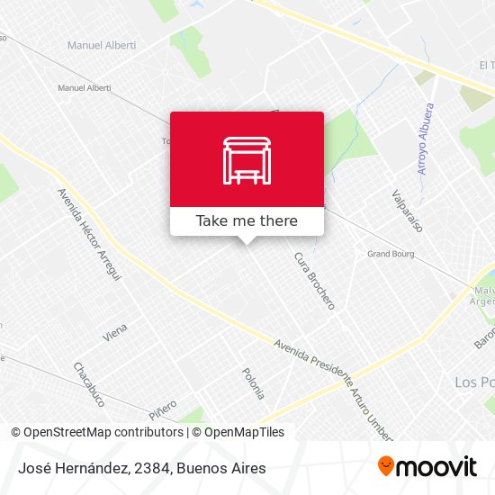 Mapa de José Hernández, 2384