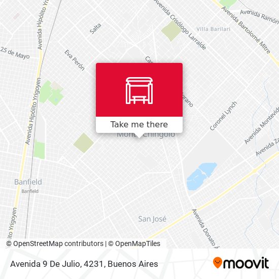 Mapa de Avenida 9 De Julio, 4231
