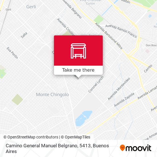 Camino General Manuel Belgrano, 5413 map