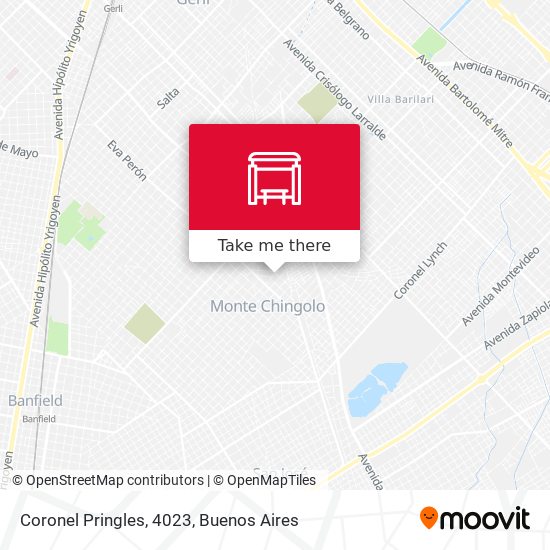 Coronel Pringles, 4023 map