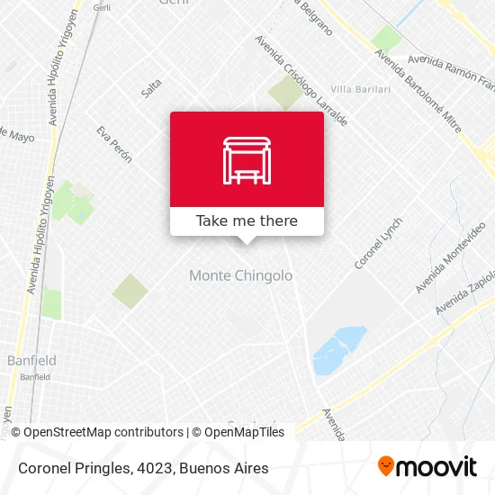 Coronel Pringles, 4023 map