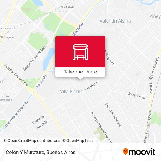 Colón Y Murature map