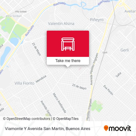 Viamonte Y Avenida San Martín map