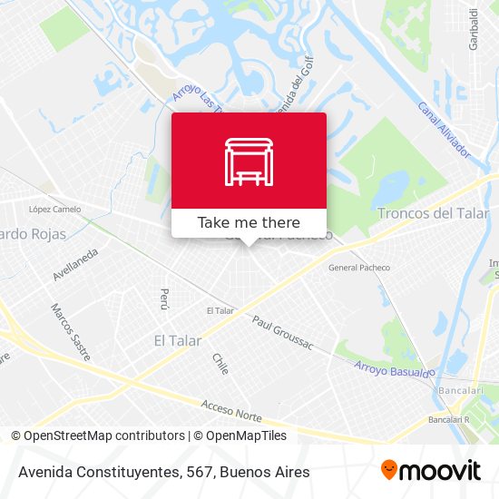 Mapa de Avenida Constituyentes, 567