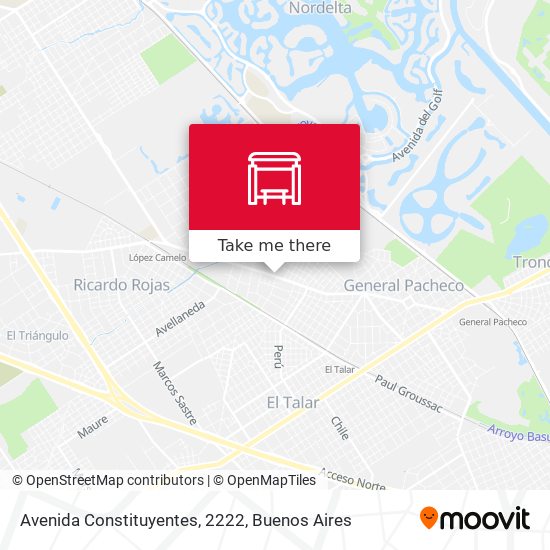 Mapa de Avenida Constituyentes, 2222