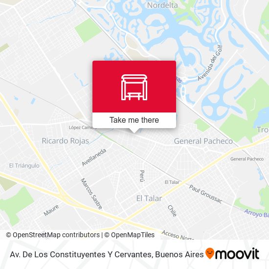 Mapa de Av. De Los Constituyentes Y Cervantes