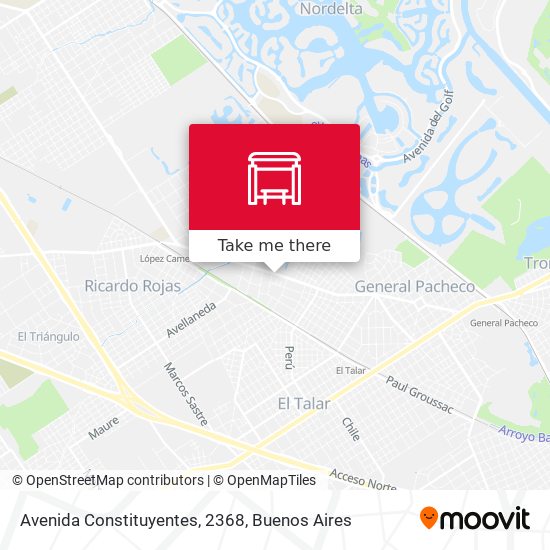Mapa de Avenida Constituyentes, 2368