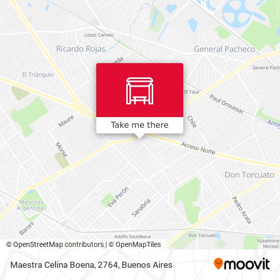 Mapa de Maestra Celina Boena, 2764