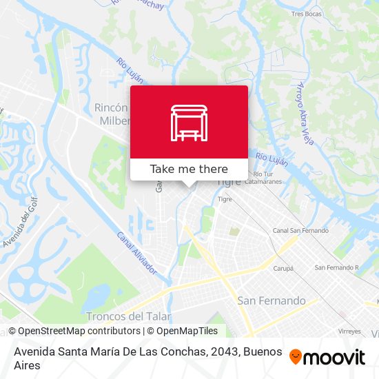 Avenida Santa María De Las Conchas, 2043 map