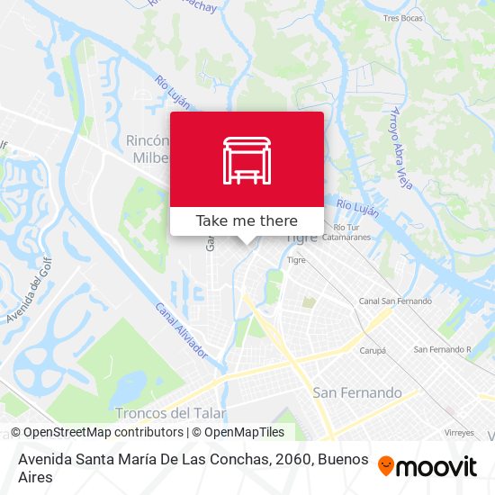Avenida Santa María De Las Conchas, 2060 map