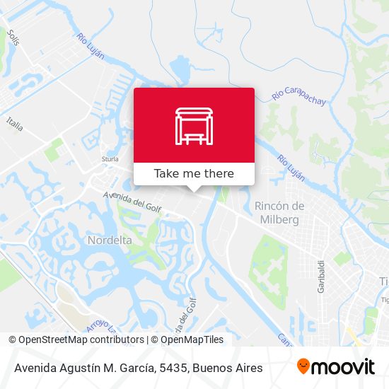 Mapa de Avenida Agustín M. García, 5435