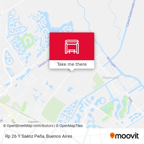 Rp 26 Y Saénz Peña map