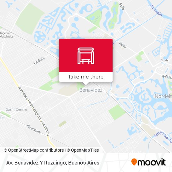 Av. Benavídez Y Ituzaingó map