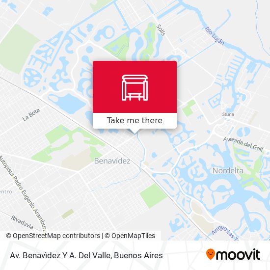 Av. Benavìdez Y A. Del Valle map