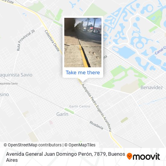 Avenida General Juan Domingo Perón, 7879 map