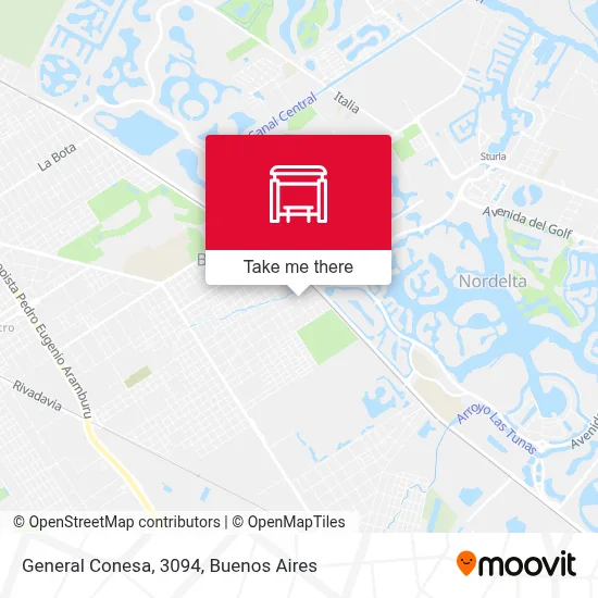 General Conesa, 3094 map