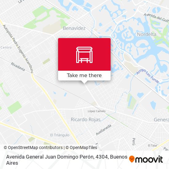 Mapa de Avenida General Juan Domingo Perón, 4304