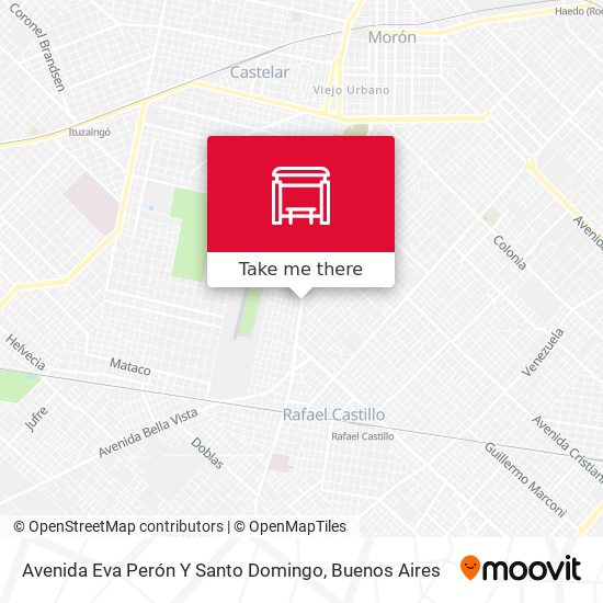 Mapa de Avenida Eva Perón Y Santo Domingo