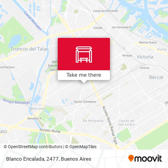 Mapa de Blanco Encalada, 2477