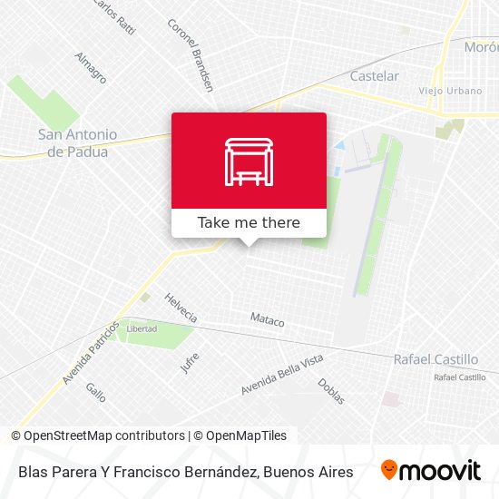Blas Parera Y Francisco Bernández map