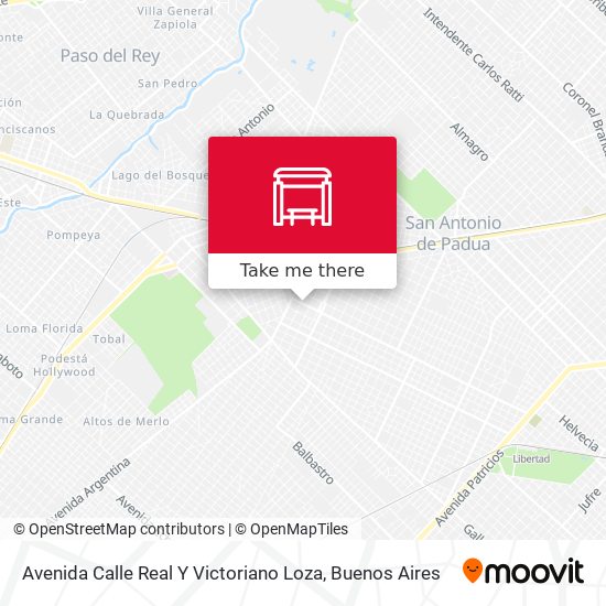 Avenida Calle Real Y Victoriano Loza map