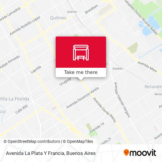 Avenida La Plata Y Francia map