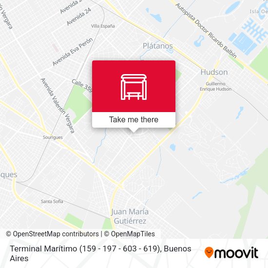Terminal Marítimo (159 - 197 - 603 - 619) map