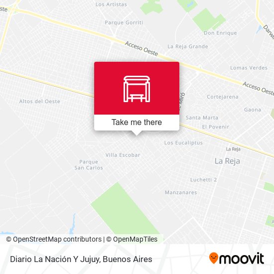 Diario La Nación Y Jujuy map
