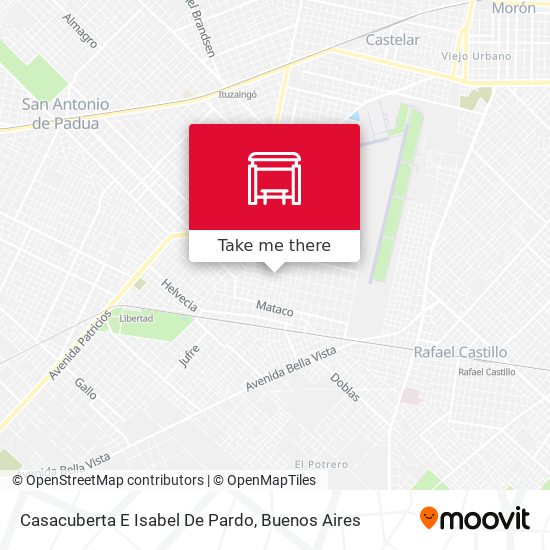Mapa de Casacuberta E Isabel De Pardo