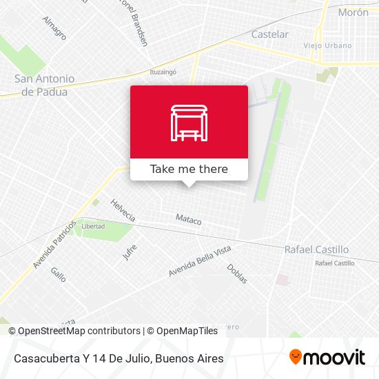 Casacuberta Y 14 De Julio map