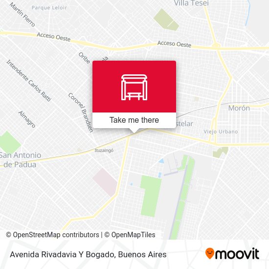 Mapa de Avenida Rivadavia Y Bogado