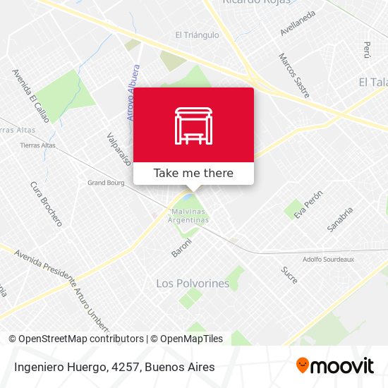 Ingeniero Huergo, 4257 map