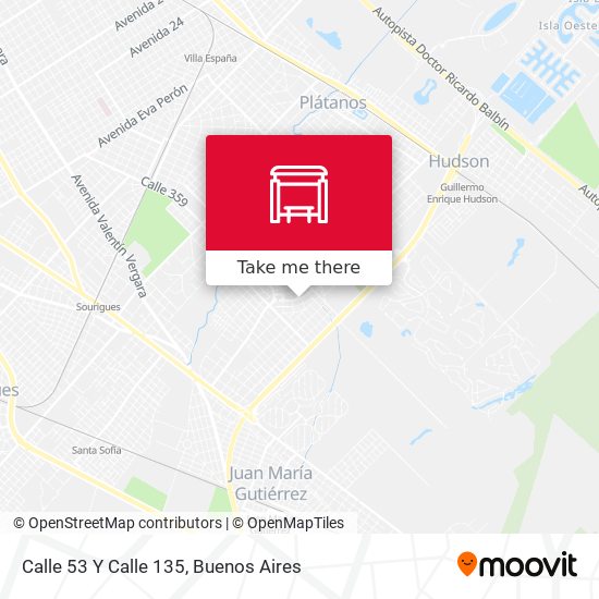 Calle 53 Y Calle 135 map