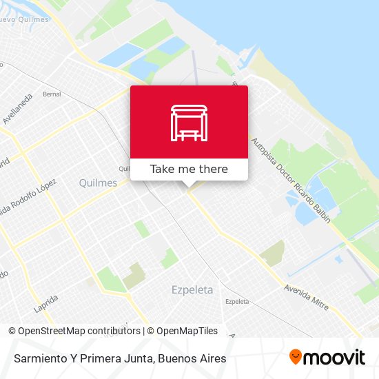 Mapa de Sarmiento Y Primera Junta