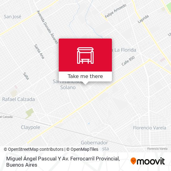 Miguel Ángel Pascual Y Av. Ferrocarril Provincial map