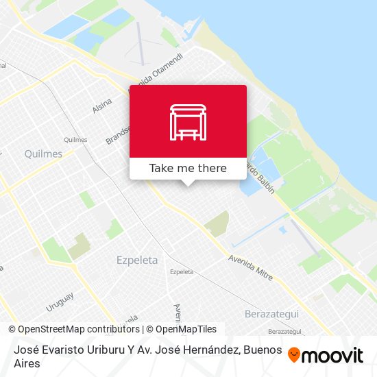 Mapa de José Evaristo Uriburu Y Av. José Hernández