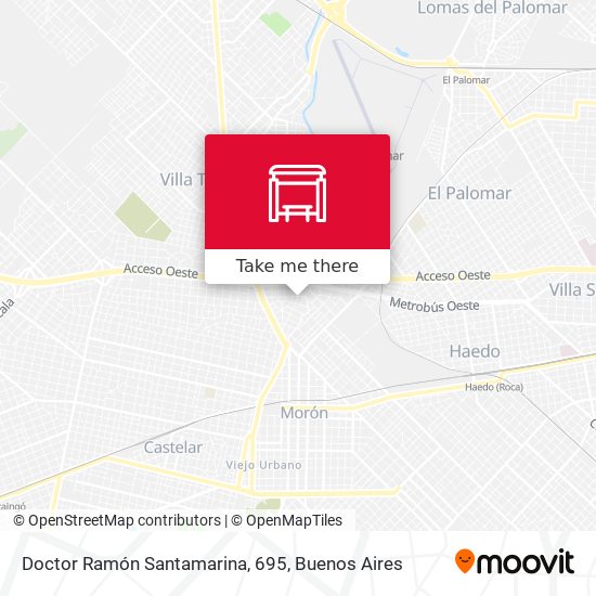 Doctor Ramón Santamarina, 695 map