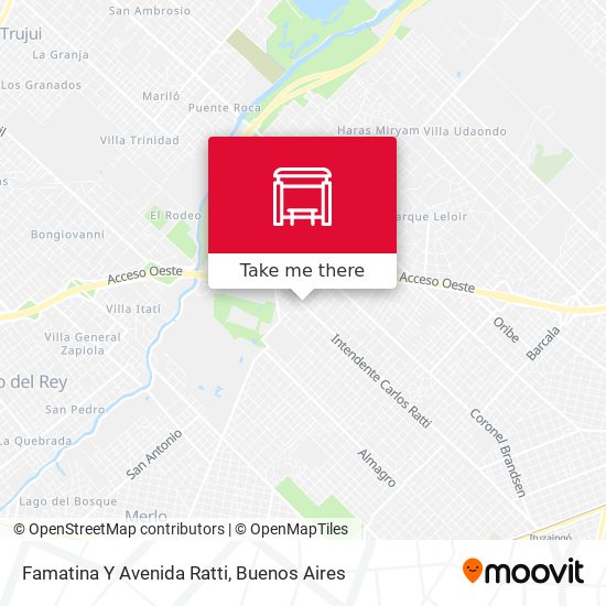 Famatina Y Avenida Ratti map