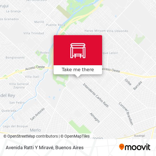 Avenida Ratti Y Miravé map