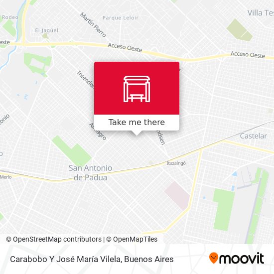 Mapa de Carabobo Y José María Vilela